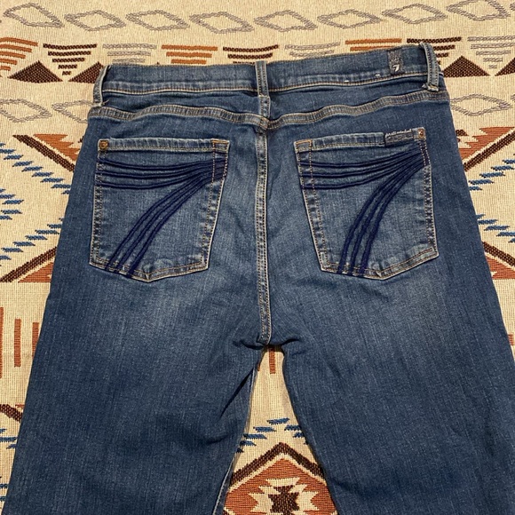 7 For All Mankind Dojo B(air) Jeans 31x26 - Picture 3 of 8